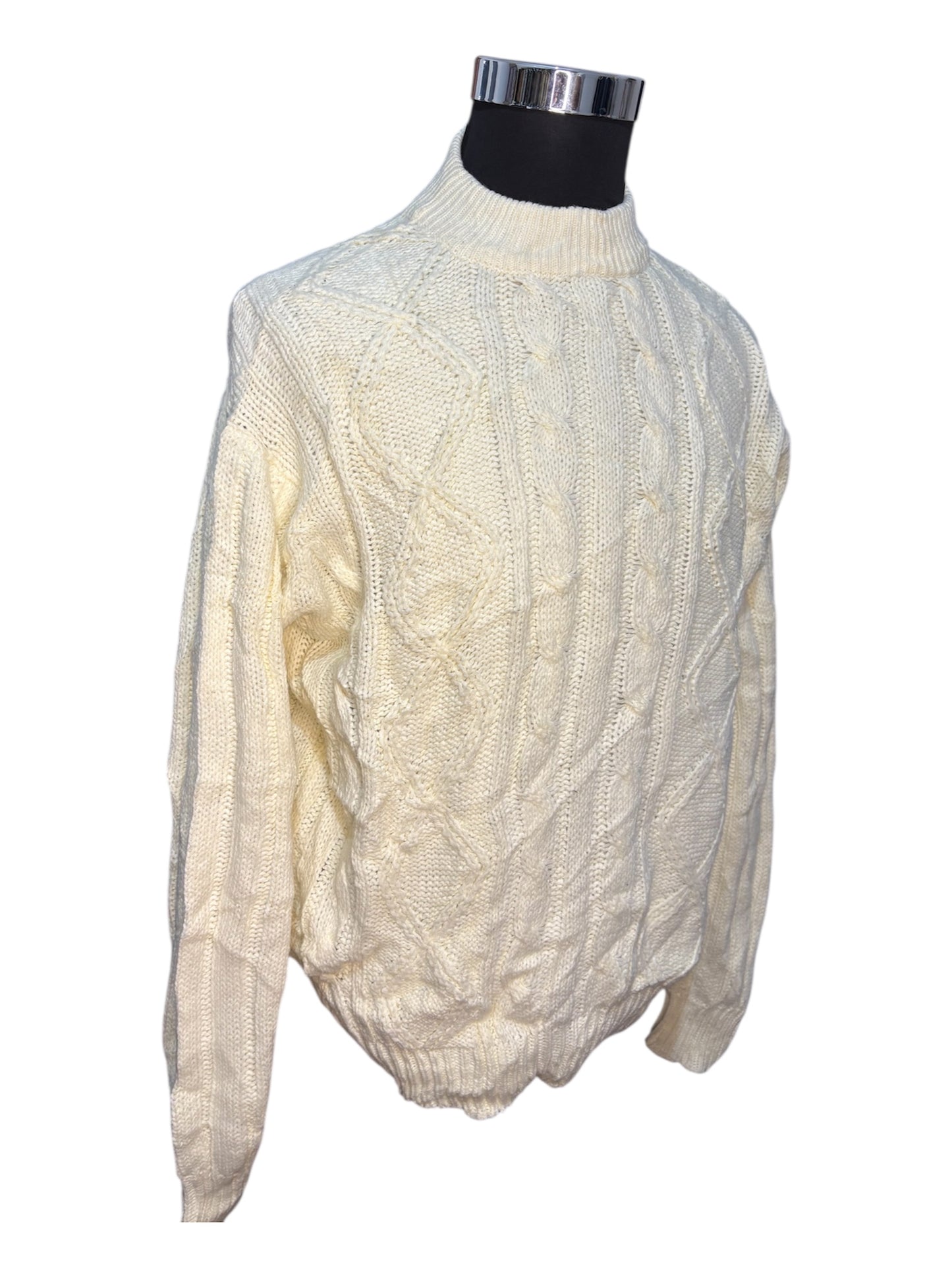 Maglione in Lana Fisherman Aran - M -