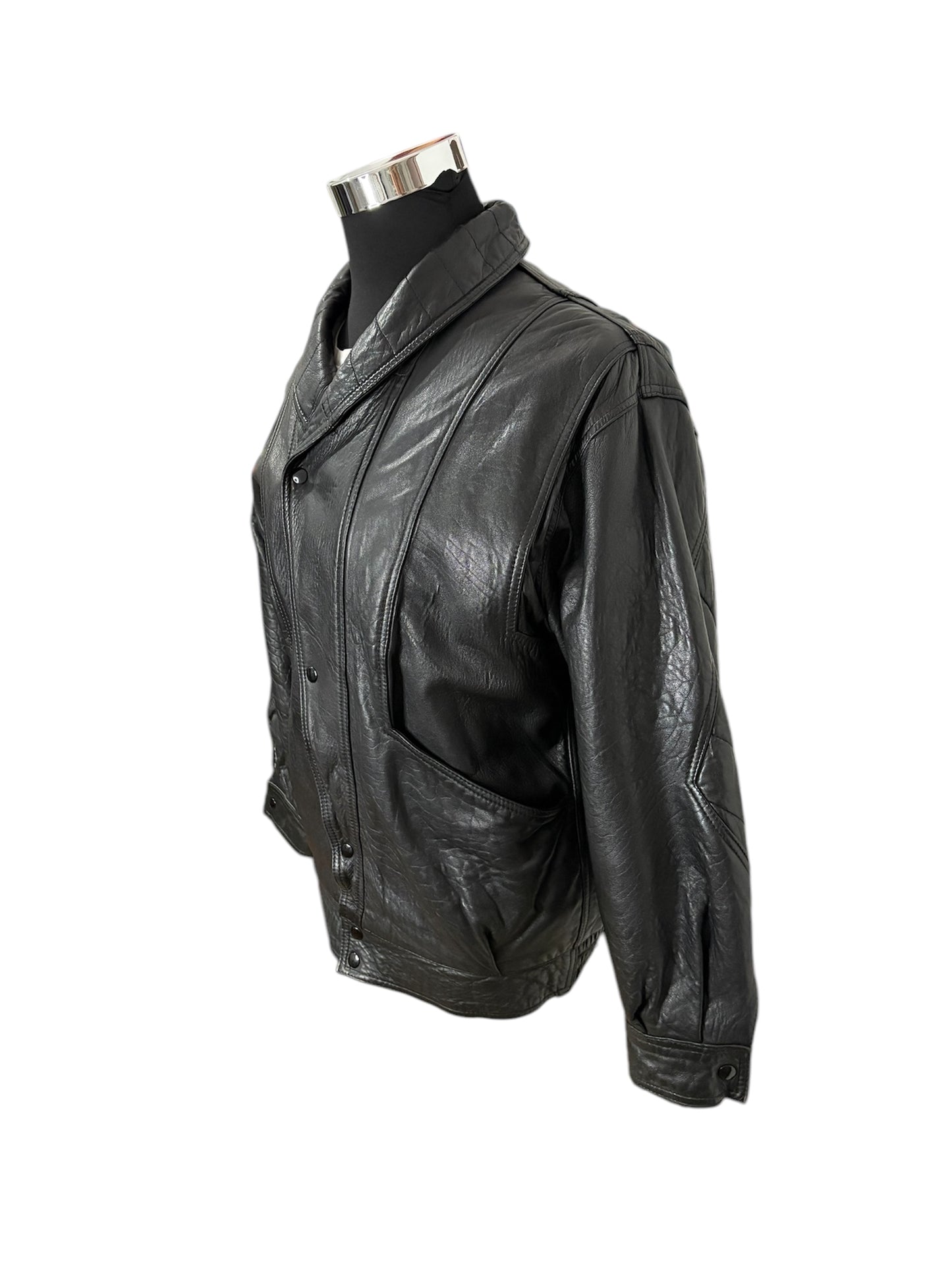 Giubbino pelle 80/90 Vintage -M/L-