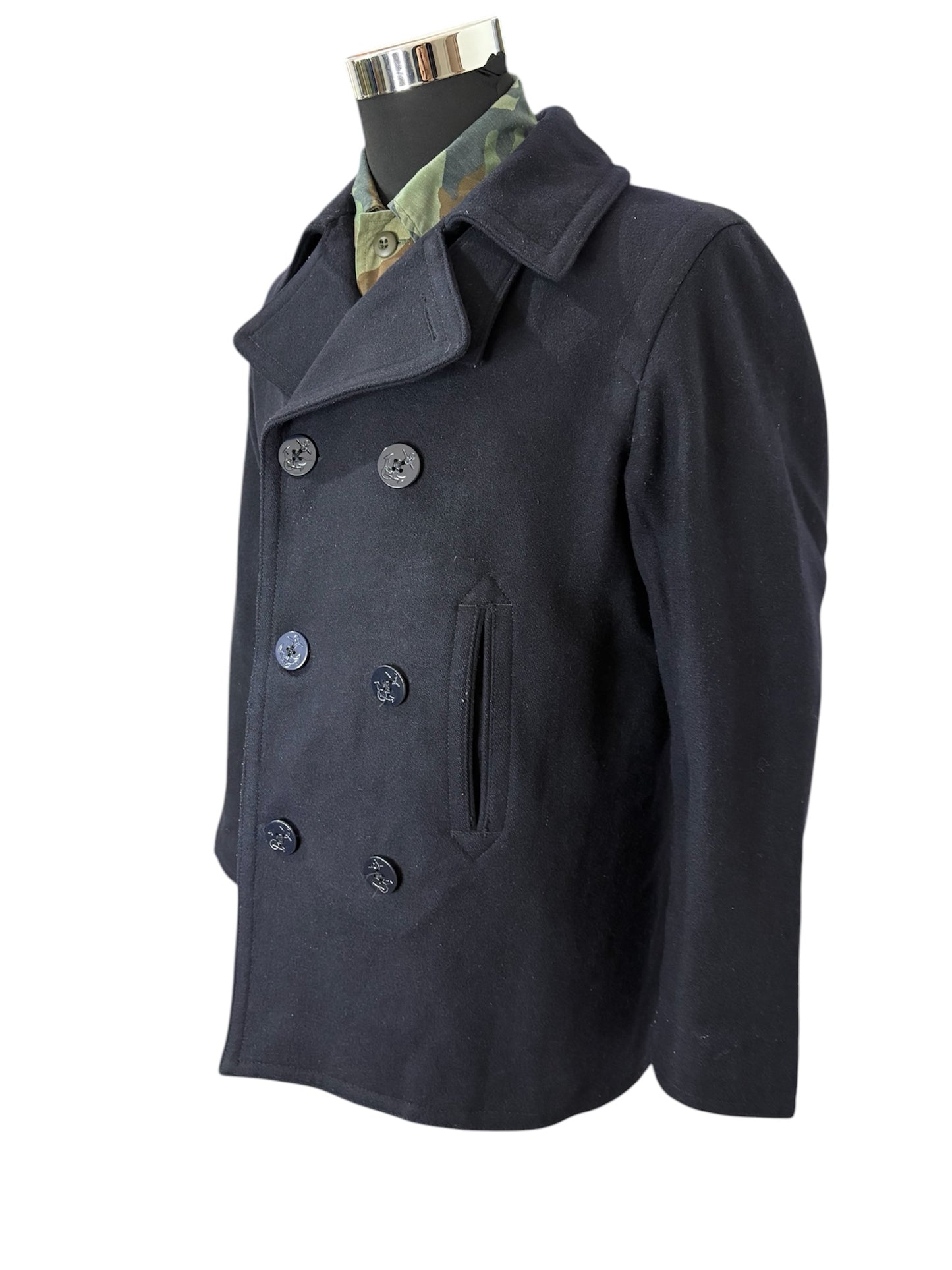 Cappotto Pea Coat U.S. Navy Marina Americana -M-