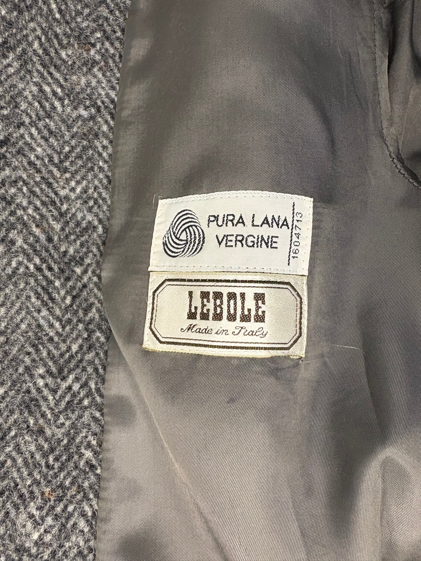 Cappotto in Pura Lana Vergine 80’s