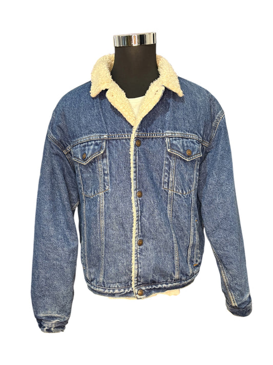 Giubbino Jeans Sherpa 90’s - L -