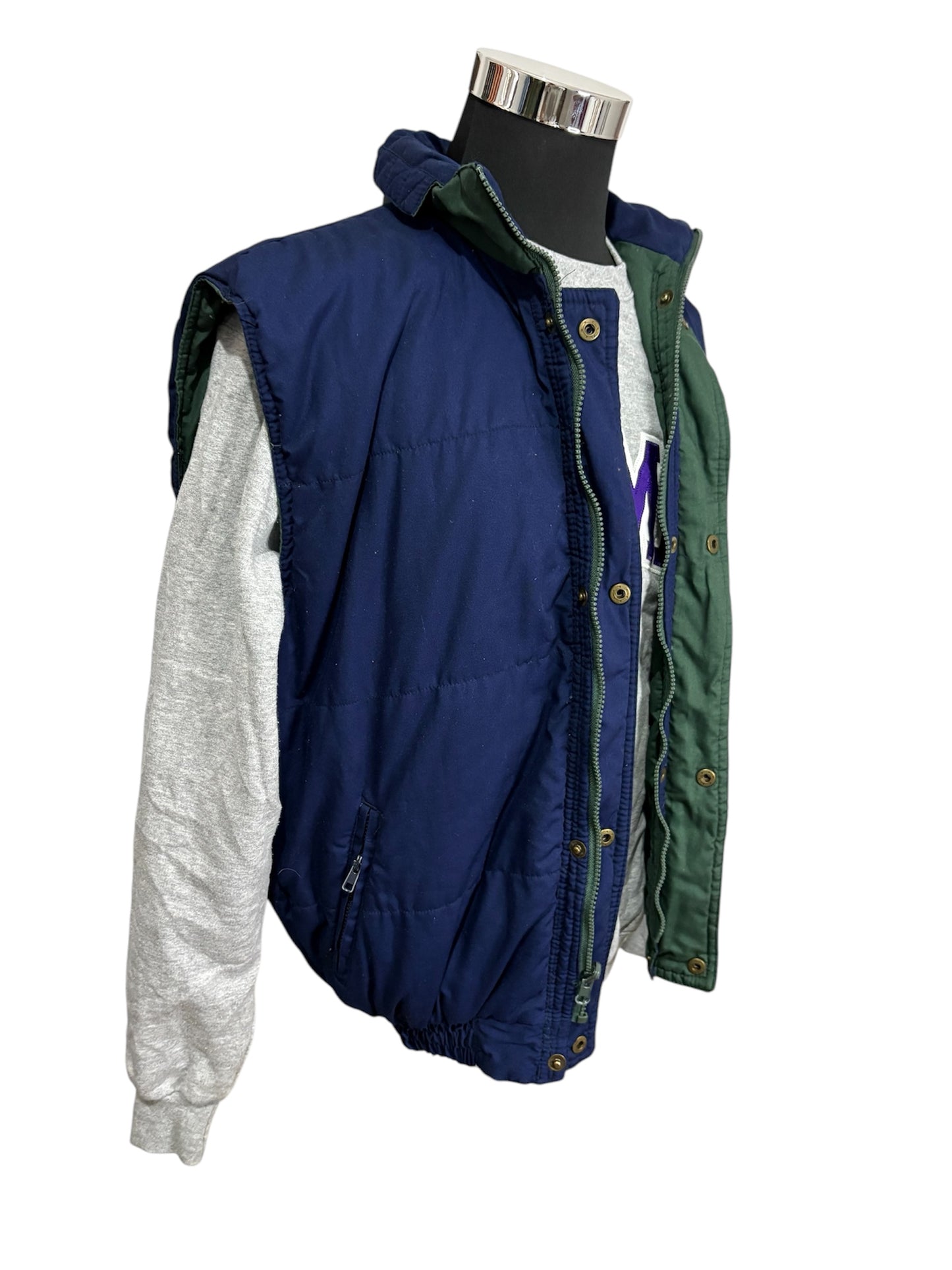 Gilet Imbottito Double Face 80/90 Vintage -M/L-