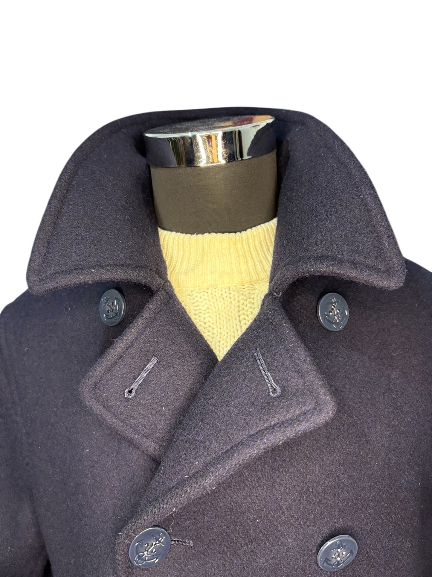 Cappotto Pea Coat US Navy - L -