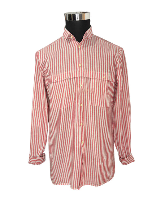 Camicia a Righe 80/90 Vintage -M-