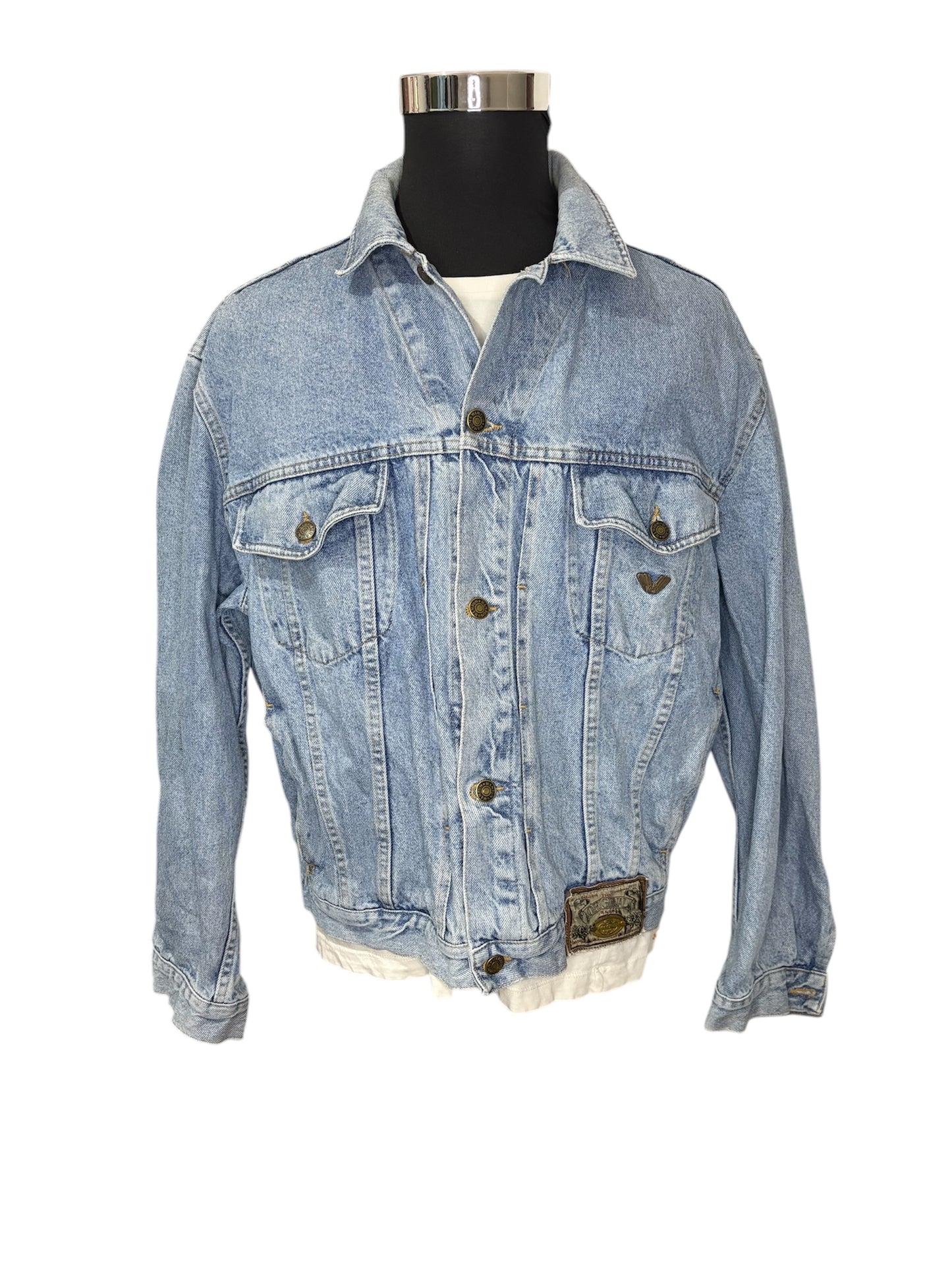 Giubbino Jeans 80/90 Vintage -L-