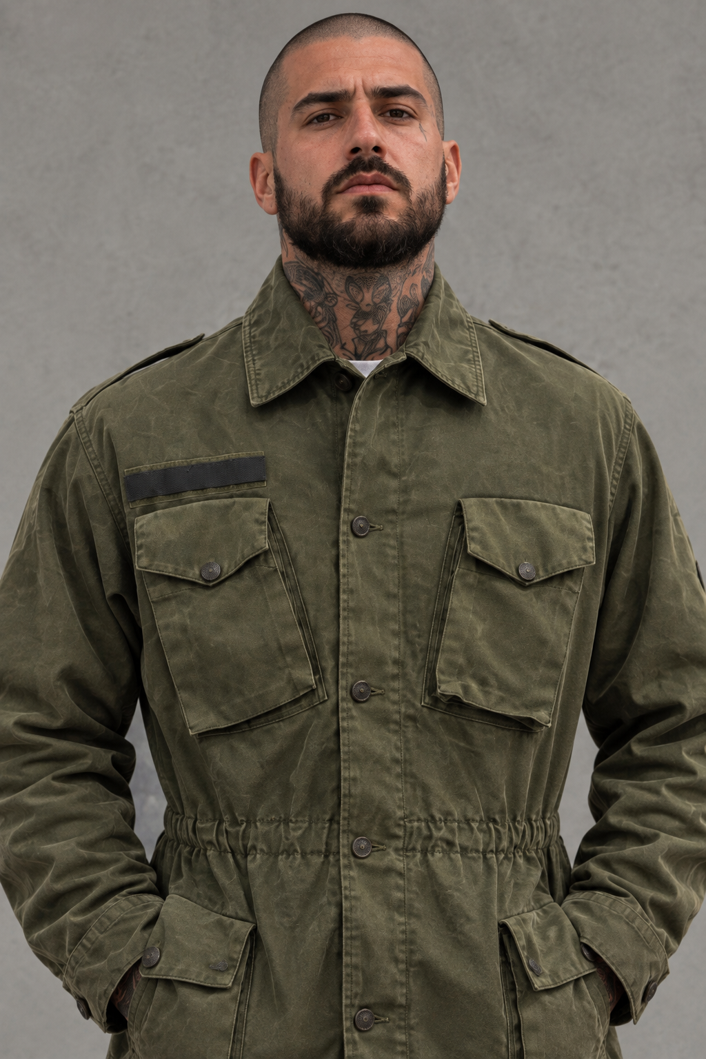 Field Jacket Esercito Italiano Roma anni 70/80 - L/XL -