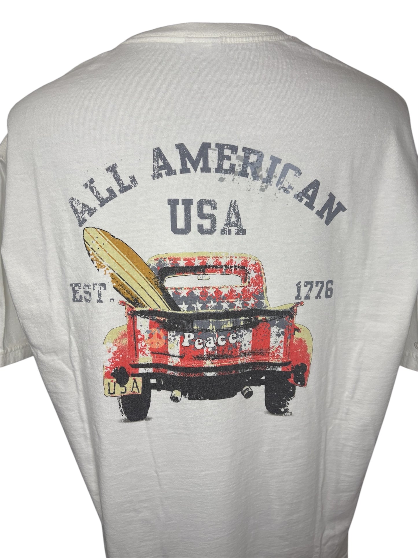 T-Shirt Made in USA 80/90 Vintage -XL-