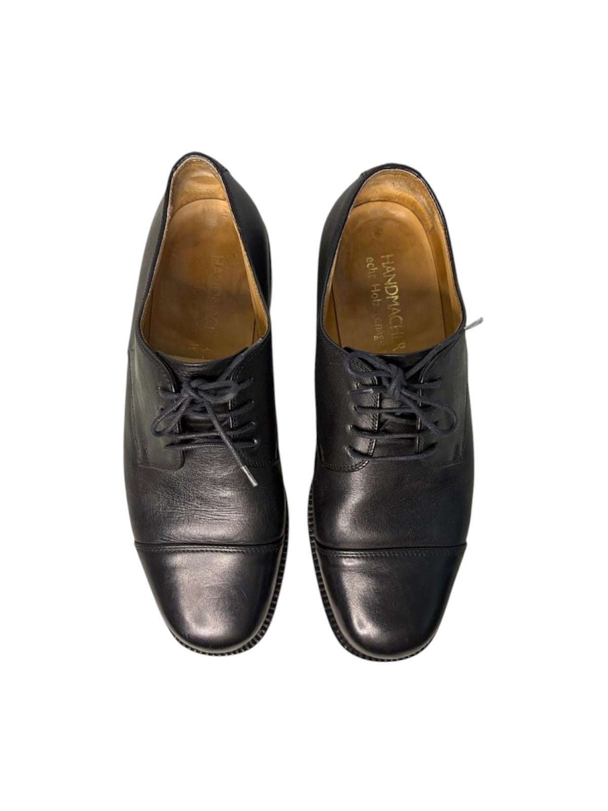 Scarpe Stringate in Pelle Nere