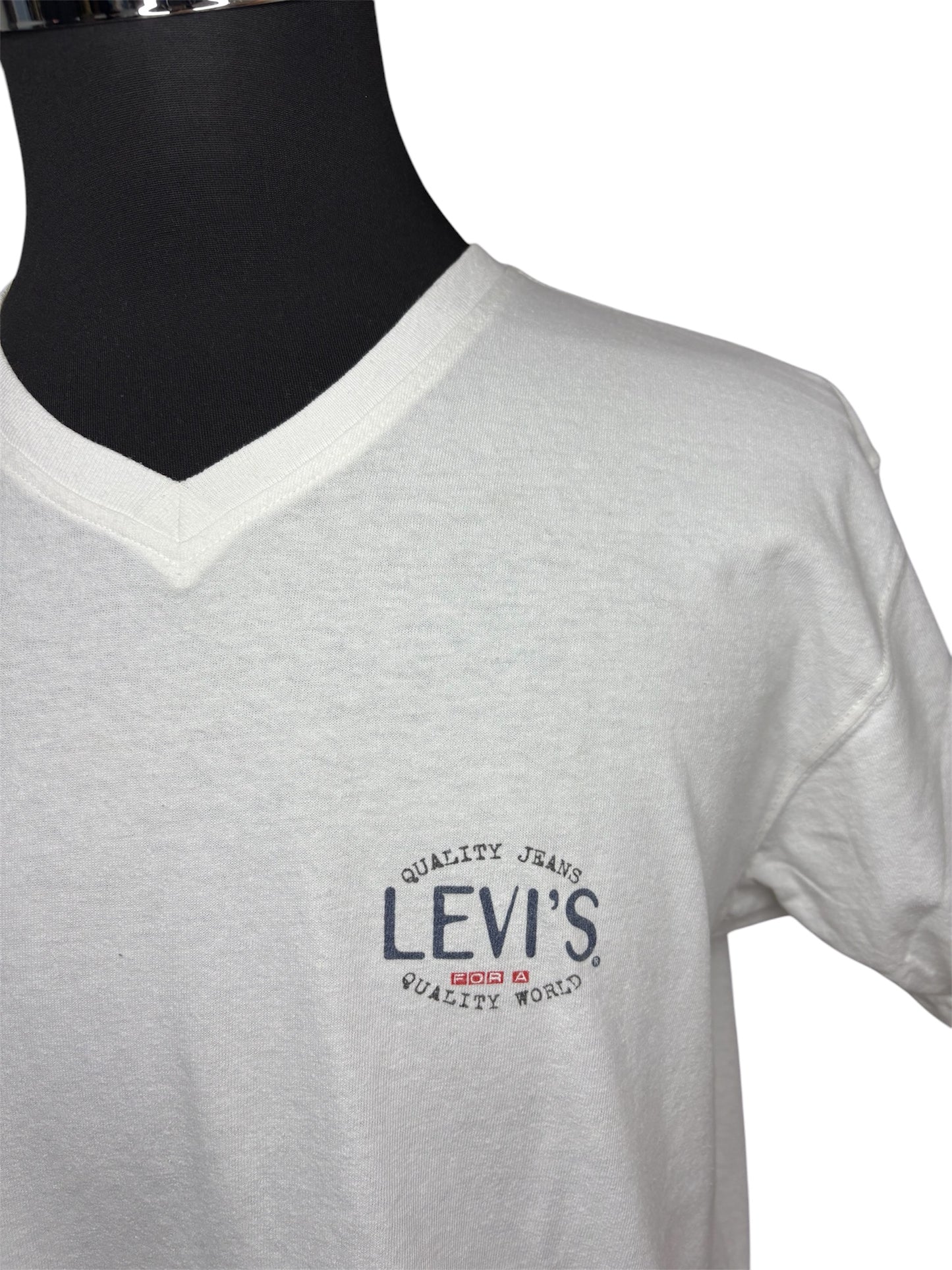 T-Shirt Levi’s collo a V -M-