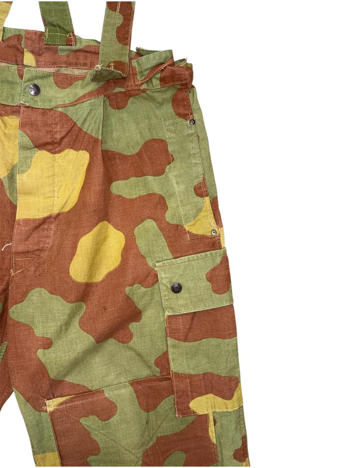 Pantaloni Salopette M29 Telo Mimetico Esercito Italiano 60’s – San Marco Camo - M/L -