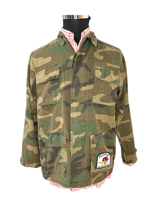 Giacca Camouflage U.S. Army Patch Battaglione -M/L-