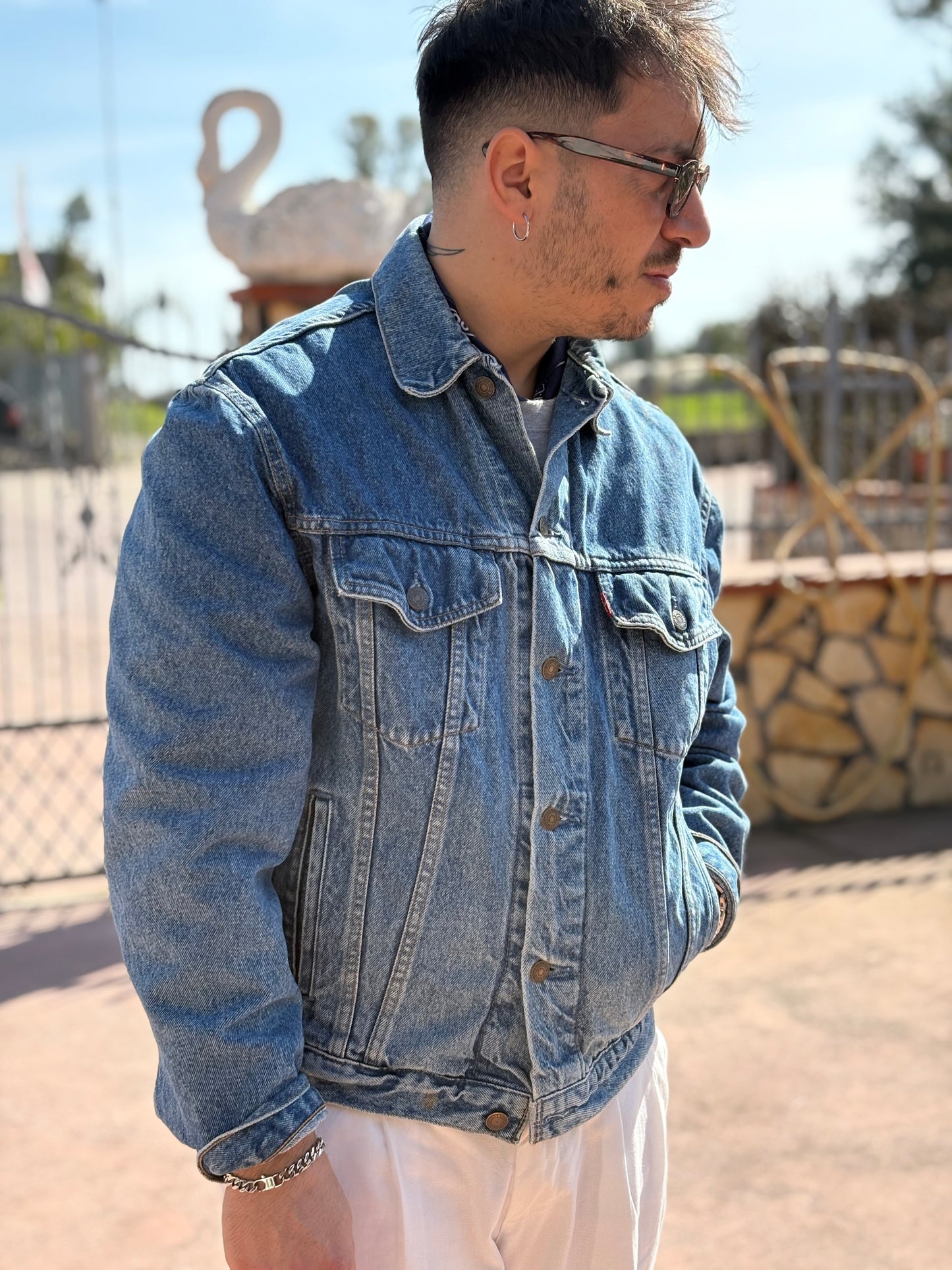 Giubbino Jeans Levi’s 80/90 Vintage -M-